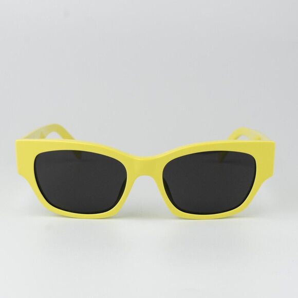Celine MONOCHROMS Women Sunglasses Lime Green Grey Cat Eye CL40197U 93A